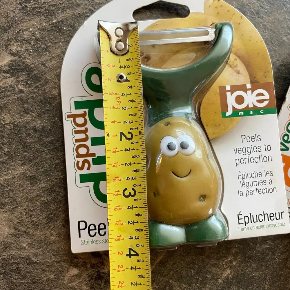 Joie Vegetable Peelers Set Spud Dude Potato and Carrot Veggie Dude Julienne NEW